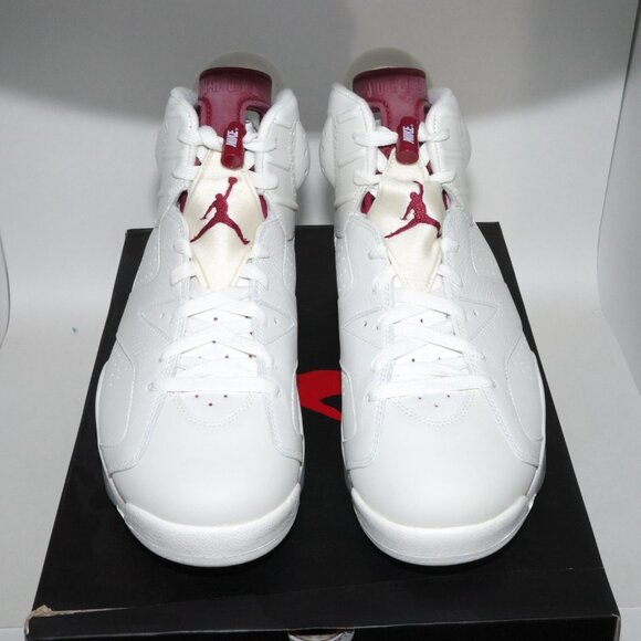 2015 Air Jordan 6 Retro Maroon 384664-116 US 11.5 DS Brand New Damaged Box - Picture 10 of 13